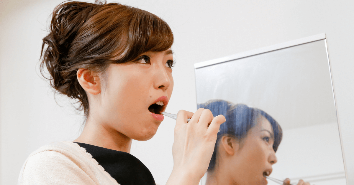 食べかすが入ったときの対処