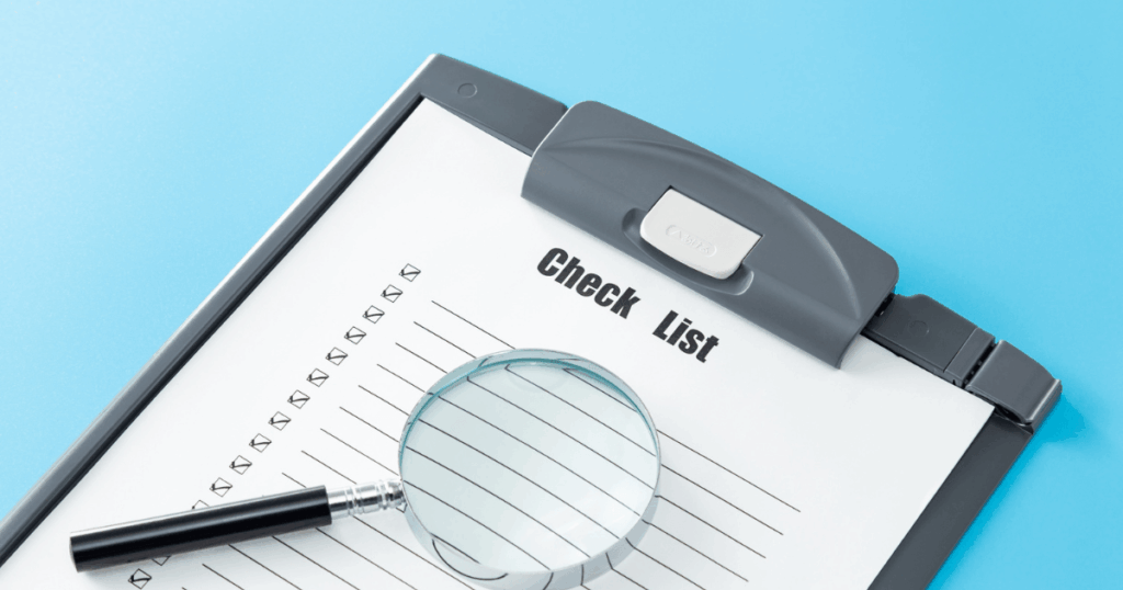 チェックするポイント